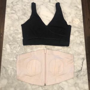 Pumping bras/nursing bra